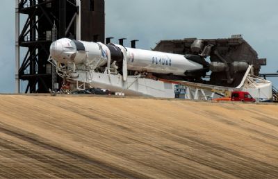 SpaceX prepara lan�amento de foguete com astronautas hoje