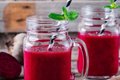 Suco rosa pr�-treino