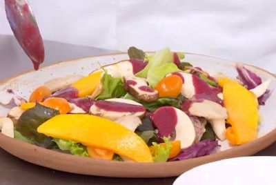 Salada de cogumelos
