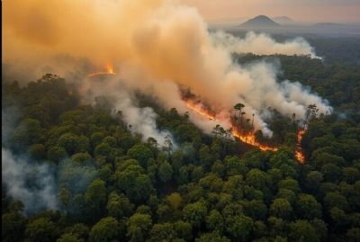 Amaz�nia tem recorde de queimadas em 24 horas