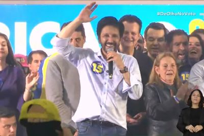 Ricardo Nunes agradece Tarc�sio de Freitas ap�s vit�ria: �sem ele n�o seria poss�vel�