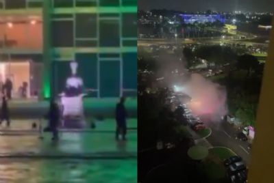 Pra�a dos Tr�s Poderes � isolada ap�s duas explos�es; uma pessoa morreu