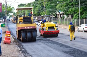 Mais de 270 km de vias de Cuiab� tiveram manuten��o
