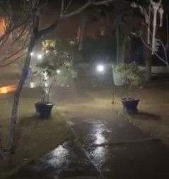 Chove na Chapada al�vio da fuma�a e 