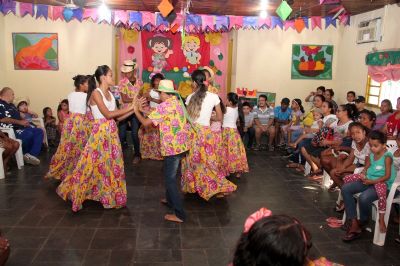 S�o Jo�o � tema de tarde festiva do Cras Jardim Ara��