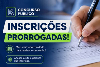 Primavera do Leste prorroga inscri��es do Concurso P�blico 2026 at� 30 de agosto