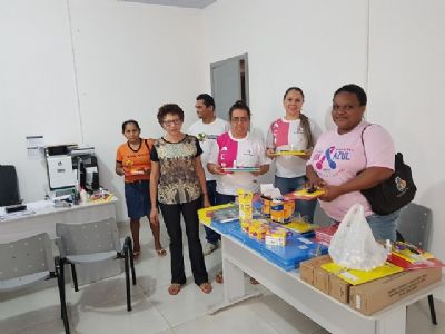 Secretaria de sa�de entrega Kits para os agentes comunit�rios de sa�de
