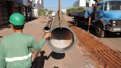 ​Sanear est� com 14 grandes obras em andamento na cidade