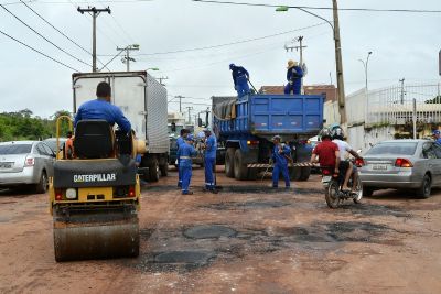 Opera��o Tapa-buraco realiza 152 atendimentos em 97 bairros diferentes