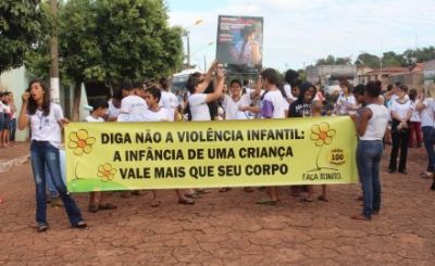 Prefeitura realiza a��o em Combate ao Abuso e Explora��o Sexual Infantil