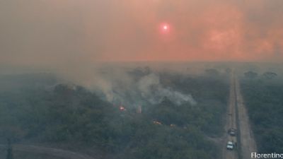 Inc�ndios no Pantanal e Estrada da Guia foram provocados por rompimento de cabo