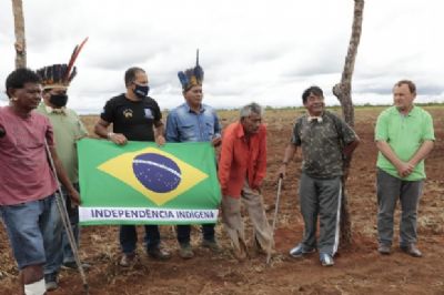 �ndios Xavantes decidem plantar arroz e d�o primeiro passo rumo � independ�ncia