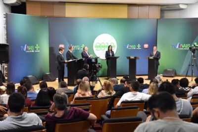 TV MAIS REALIZOU UM DEBATE COM OS CANDIDATOS AO GOVERNO DO ESTADO NO �LTIMO DOMINGO