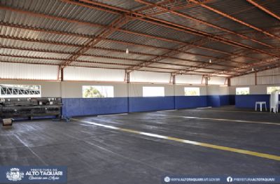 Prefeitura finaliza parte das obras de revitaliza��o do Almoxarifado de M�quinas
