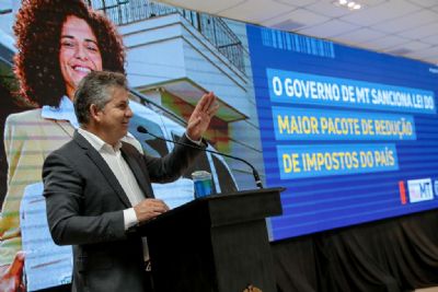 J� est� valendo a partir de hoje a redu��o de impostos em Mato Grosso