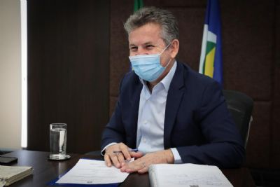 Governador Mauro Mendes retira obrigatoriedade do uso de m�scara