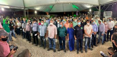 Autoridades elogiam e destacam import�ncia da obra do viaduto Murilo Domingos