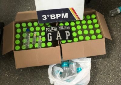 Pol�cia Militar prende dupla vendendo �lcool gel falso em bairro de Cuiab�