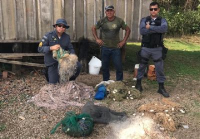 Sema apreende 39 redes utilizadas em pesca predat�ria