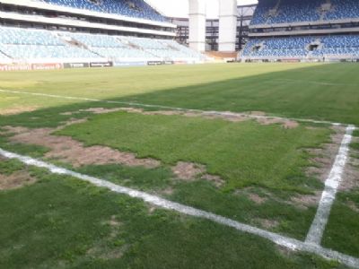 Partida do Brasileir�o � suspensa pela CBF por m� condi��o do gramado da Arena Pantanal
