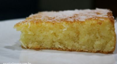 Receita de bolo de coco