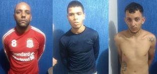 PM prende em flagrante 3 ladr�es de Cuiab� assaltando o Sicredi no Nort�o