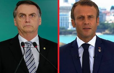 Bolsonaro diz que Macron ter� de retirar 'insultos' antes de o Brasil aceitar dinheiro para Amaz�nia