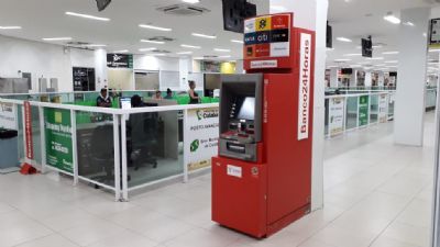 Agora os associados, clientes e amigos do Shopping Popular Cuiab�, podem contar com o servi�o de Caixa Eletr�nico 24HORAS, traz facilidade e seguran�a, inclusive com a biometria, que facilita a vida dos clientes.