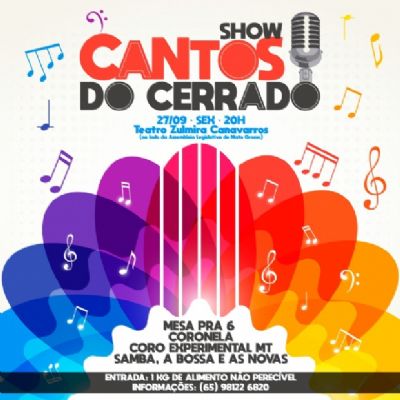 �Cantos do Cerrado� une artistas locais para estimular forma��o de plat�ia
