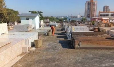 Limpeza de t�mulos para o Dia dos Pais pode ser feita at� s�bado em Presidente Prudente