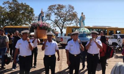 Tradicional prociss�o fluvial pelo Rio Paran� une os estados de MS e SP em celebra��o a Nossa Senhora dos Navegantes