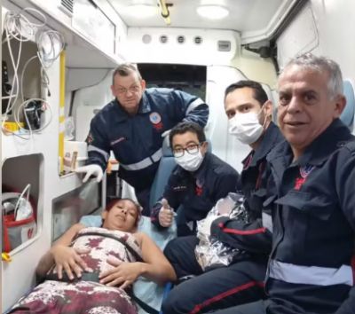 Beb� nasce em ambul�ncia durante trajeto para hospital em Presidente Prudente