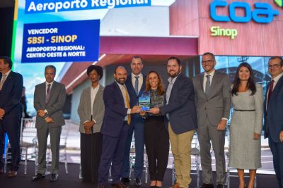 Aeroporto de Sinop � eleito o melhor aeroporto regional do Centro-Oeste e Norte no pr�mio Avia��o + Brasil pelo segundo ano consecutivo