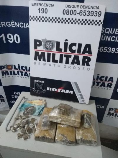 Rotam prende casal que escondia droga em fralda descart�vel em Cuiab�