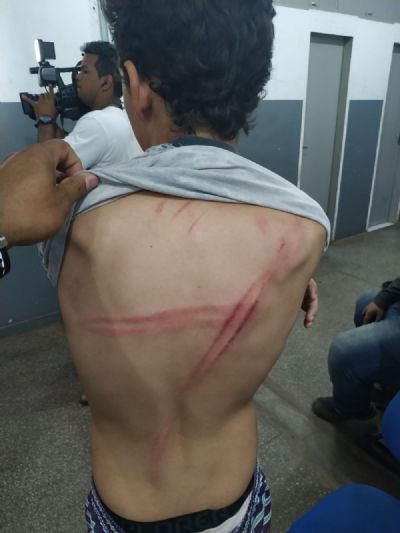 Padrasto � detido suspeito de tentar atropelar enteado e espanc�-lo com cabo de vassoura