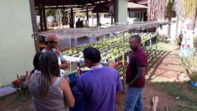 Secretaria de Agricultura ensina cultivo de horta a comunidades da rede p�blica de ensino