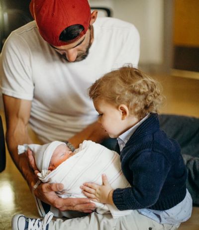 Fam�lia Phelps celebra chegada de segundo filho