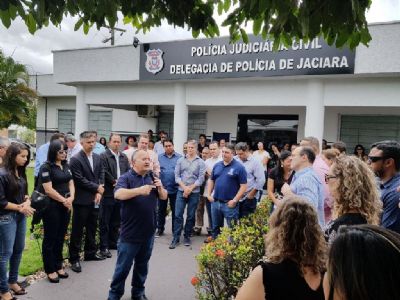 Nova Delegacia de Pol�cia � inaugurada em Jaciara