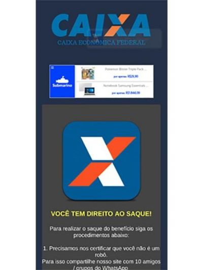 Novo golpe que circula pelo WhatsApp usa consulta e saque ao FGTS