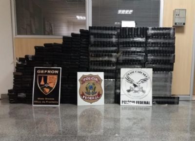 A��o conjunta apreende carga de coca�na avaliada em R$ 7 milh�es