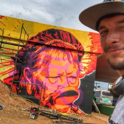 Artista repudia censura a grafite de Greta Thunberg em MT: 'nunca olharam para esse lado da cidade'