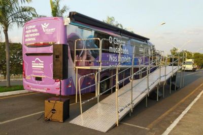 Hospital de C�ncer de MT leva atendimento gratuito com a Unidade M�vel