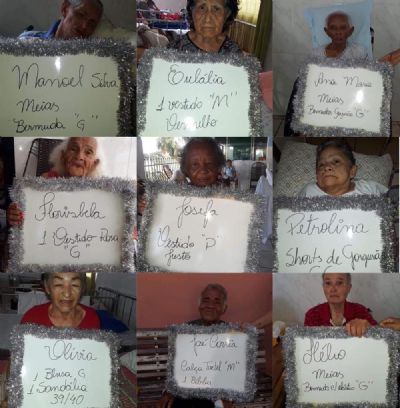 Idosos de abrigo pedem roupas, cal�ados e visitas em campanha de fim de ano