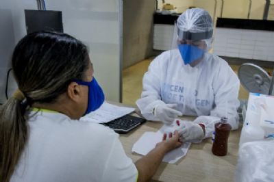 Mais de 70% dos pacientes atendidos no Centro de Triagem da Arena Pantanal s�o de Cuiab� e VG