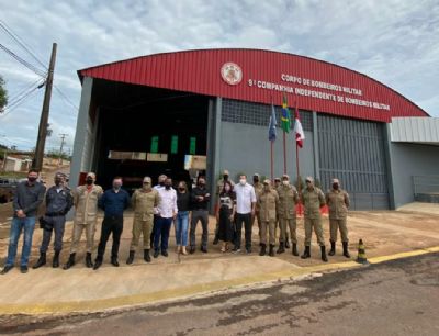 CBMMT inaugura nova sede em Jaciara e realiza troca de Comando