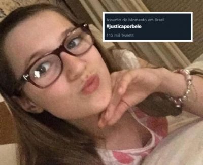 Cobran�a por justi�a para Isabele vira um dos assuntos mais comentados do Brasil na internet
