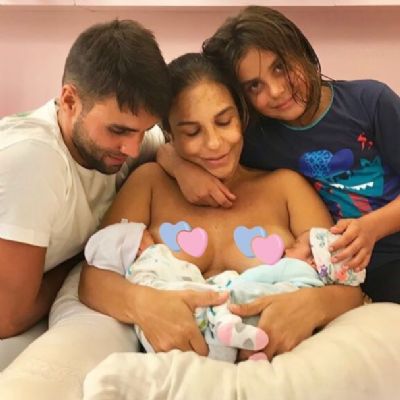 Ivete Sangalo mostra fam�lia reunida: 