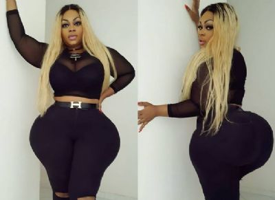 Com 150cm de quadril, mulher fica conhecida como 'Kim Kardashian africana'