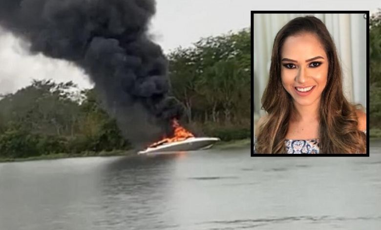 Explos�o em lancha mata jovem e deixa 3 gravemente feridos