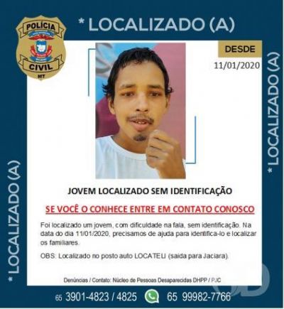 Pol�cia procura fam�lia de rapaz que passou 4 dias em posto